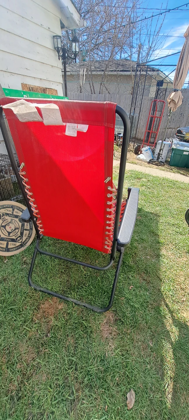 Red Zero Gravity Chair - photo 3