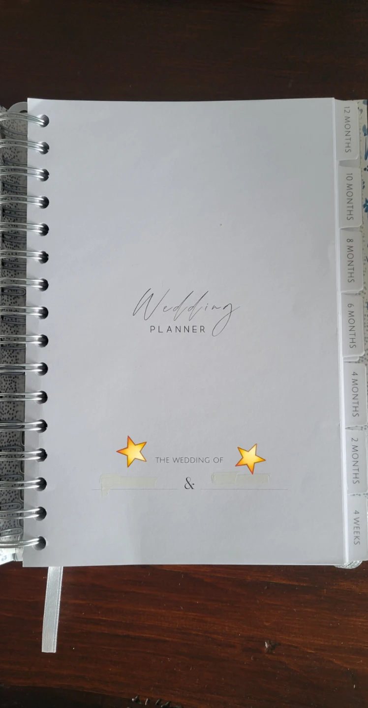 Used (but cleaned) Wedding Planner Journal - photo 2