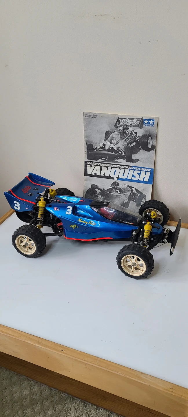 Vintage Tamiya Vanquish R/C Car 1980s All Original