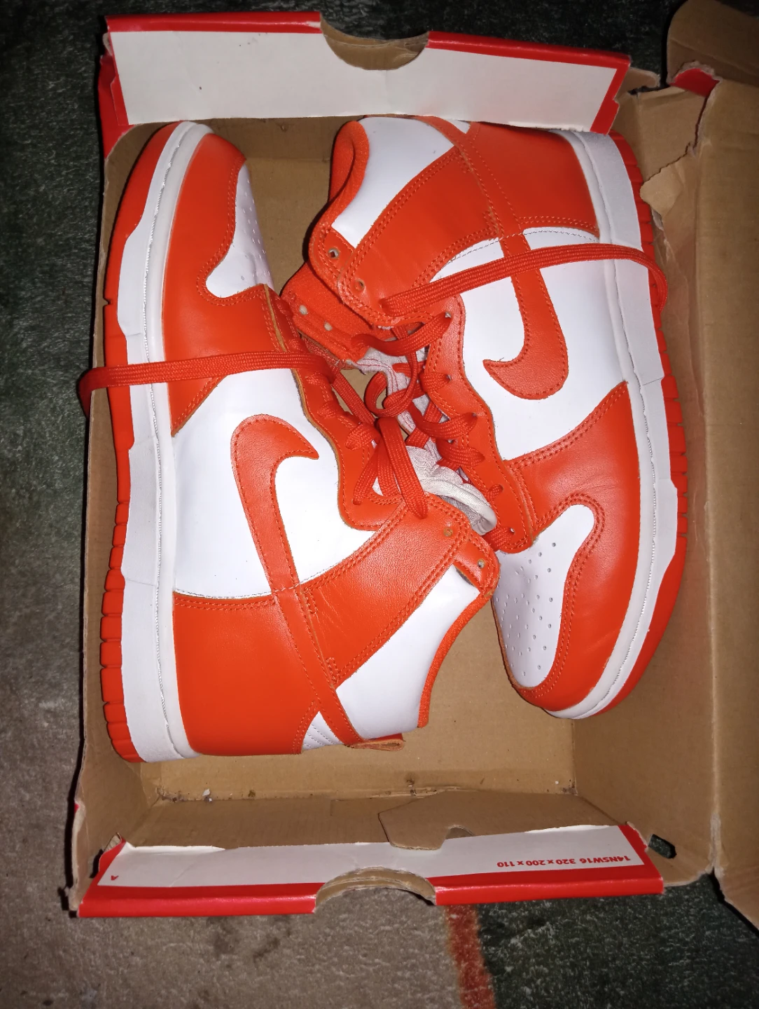 Nike Dunk High Wmns "White/Orange" DD1869 100 - photo 3