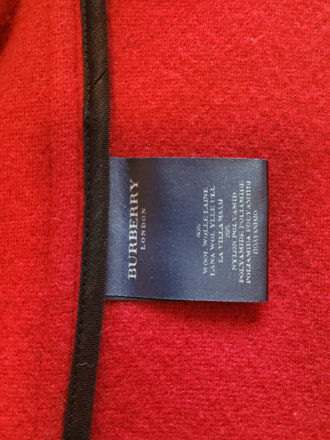 Burberry London Red Wool Duffle Coat - photo 3