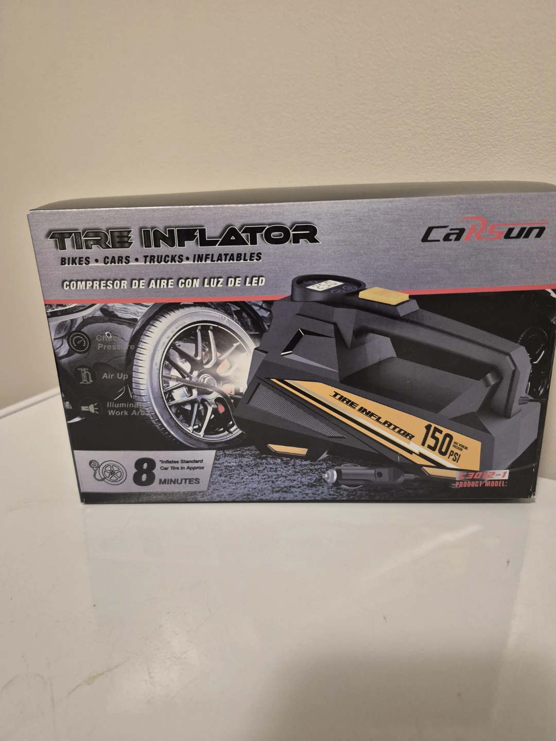 Carsun 150 PSI Tire Inflator 💨
