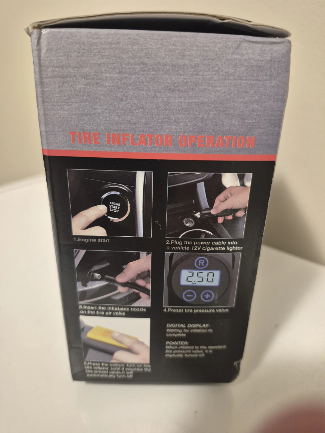 Carsun 150 PSI Tire Inflator 💨 - photo 2