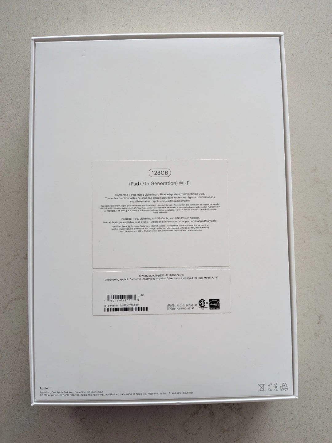 Apple iPad (7th Generation) 128GB Wi-Fi Silver - photo 2