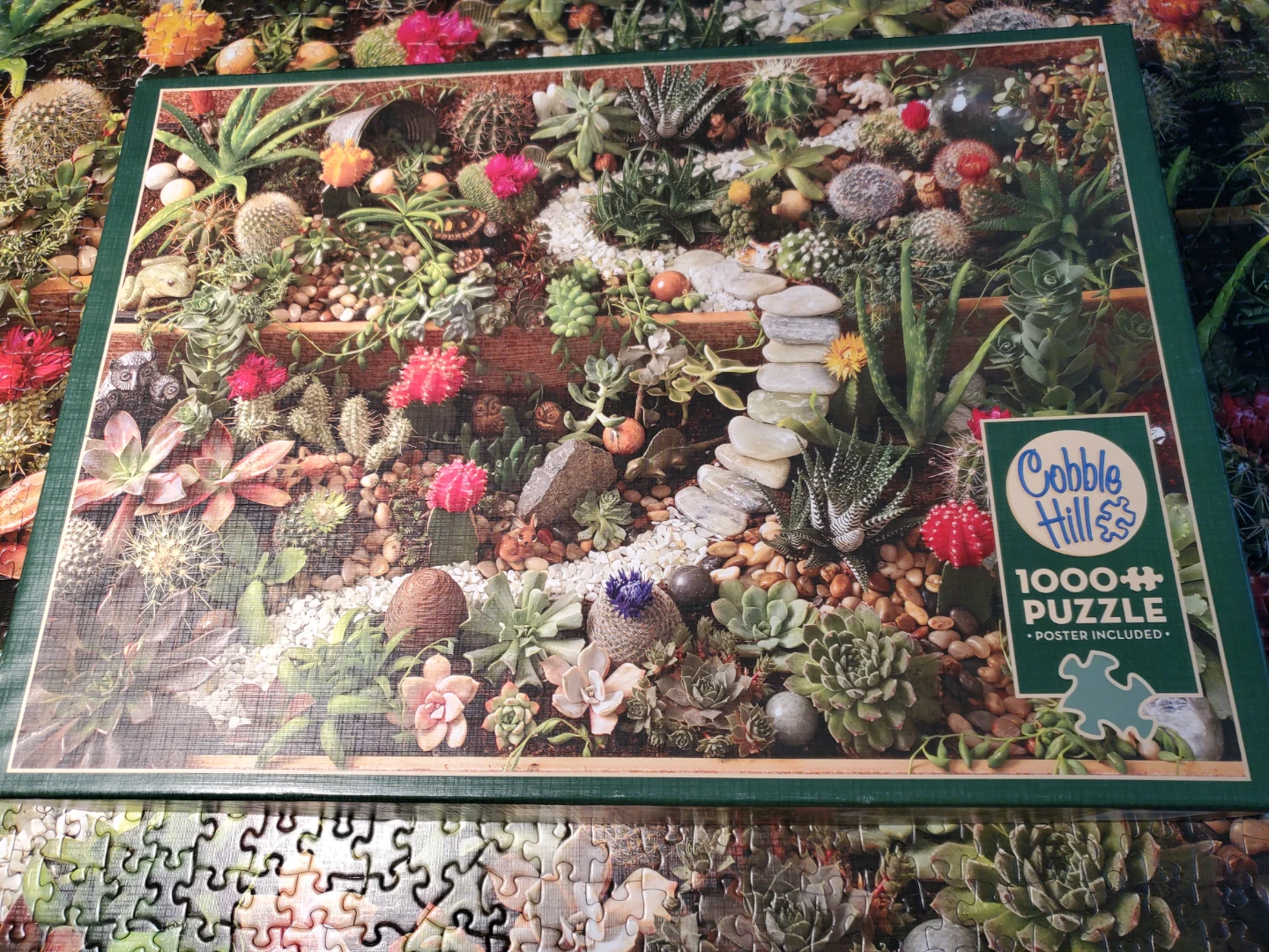 Cobble Hill Succulent Garden Puzzle - 1000+ Pieces