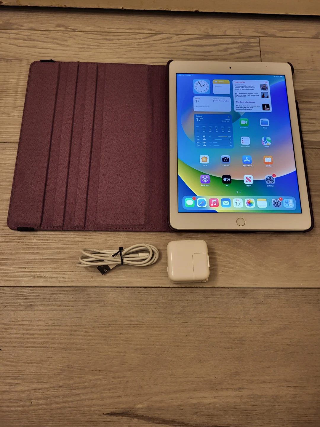 Apple iPad 5th Gen 128GB Wi-Fi - Gold - photo 2