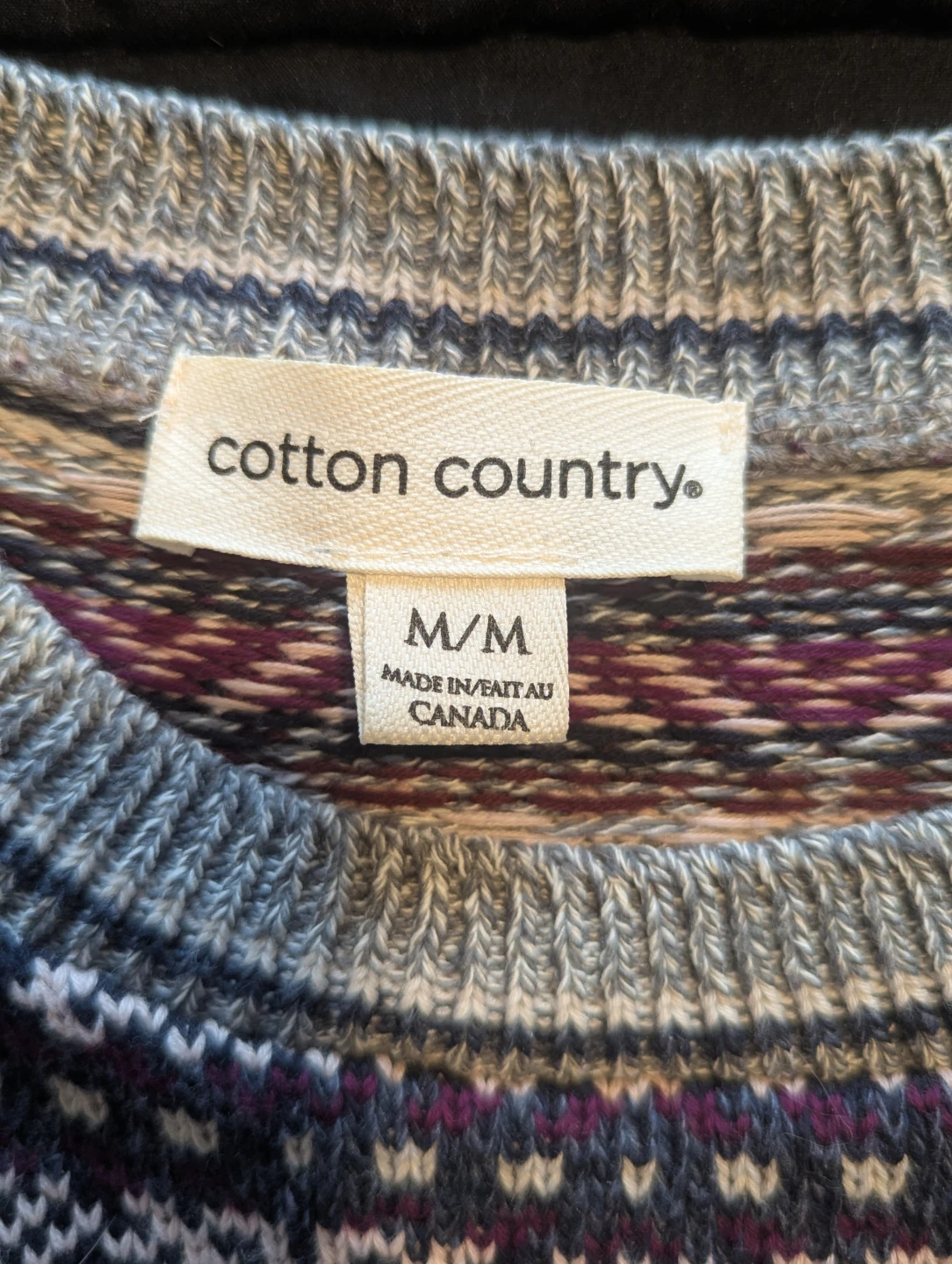 Cotton Country Women's Fair Isle Sweater M/M - photo 2