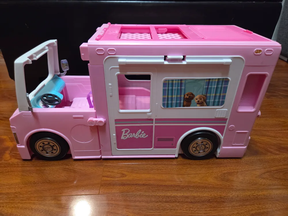 Barbie Pink Camper Van Playset - photo 5