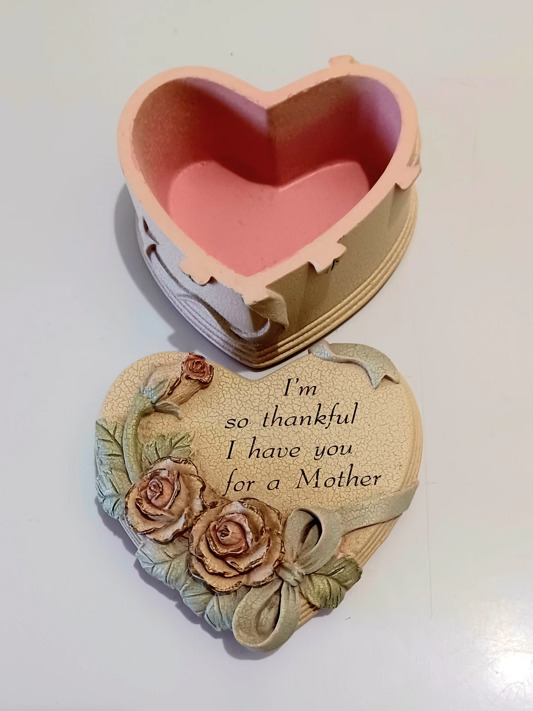 Fancy Laced Sculpted Roses Trinket Box - photo 3