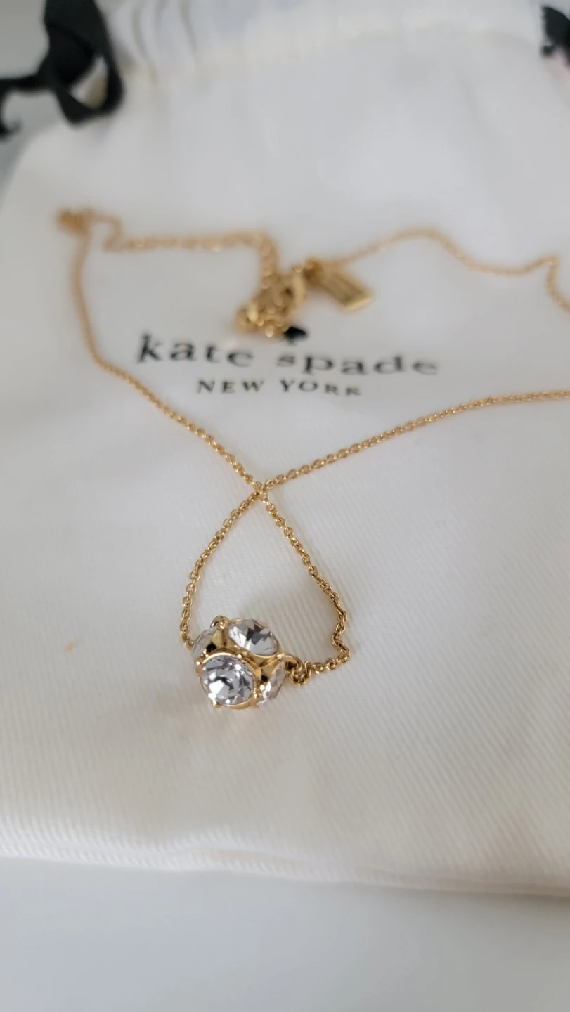 Kate Spade New York Gold-Tone Crystal Necklace - photo 2