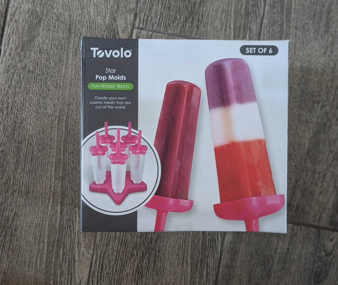 🍦 Tovolo Star Pop Molds (Set of 6) – Brand New! 🌟