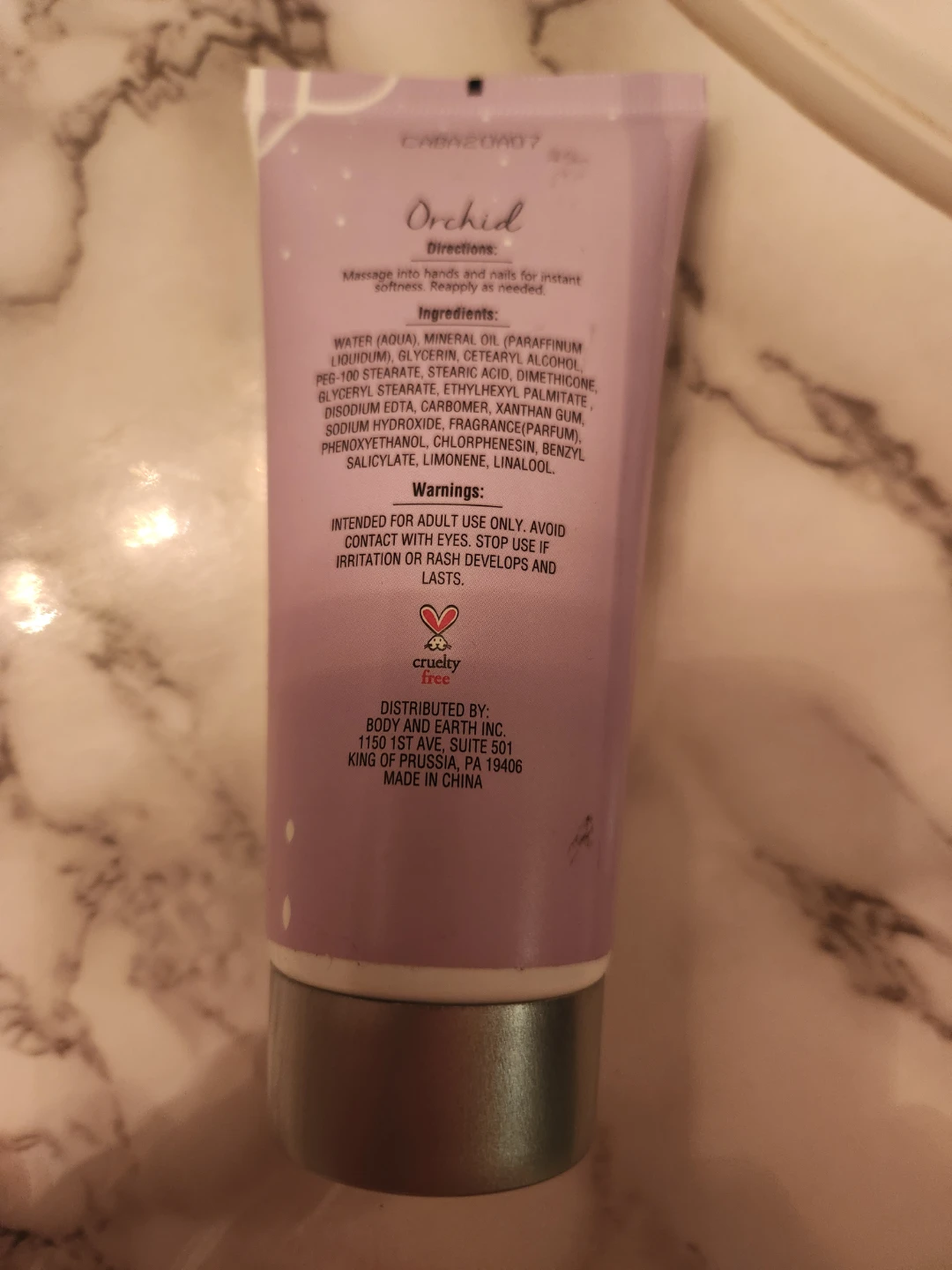 Body & Earth Orchid Hand Cream - 3 fl oz - photo 5