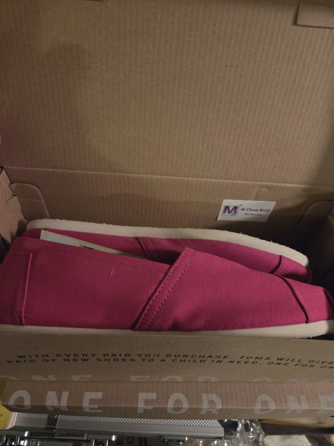 Toms Classic Barberry Pink Canvas Shoes - Women's Size 9 - photo 2