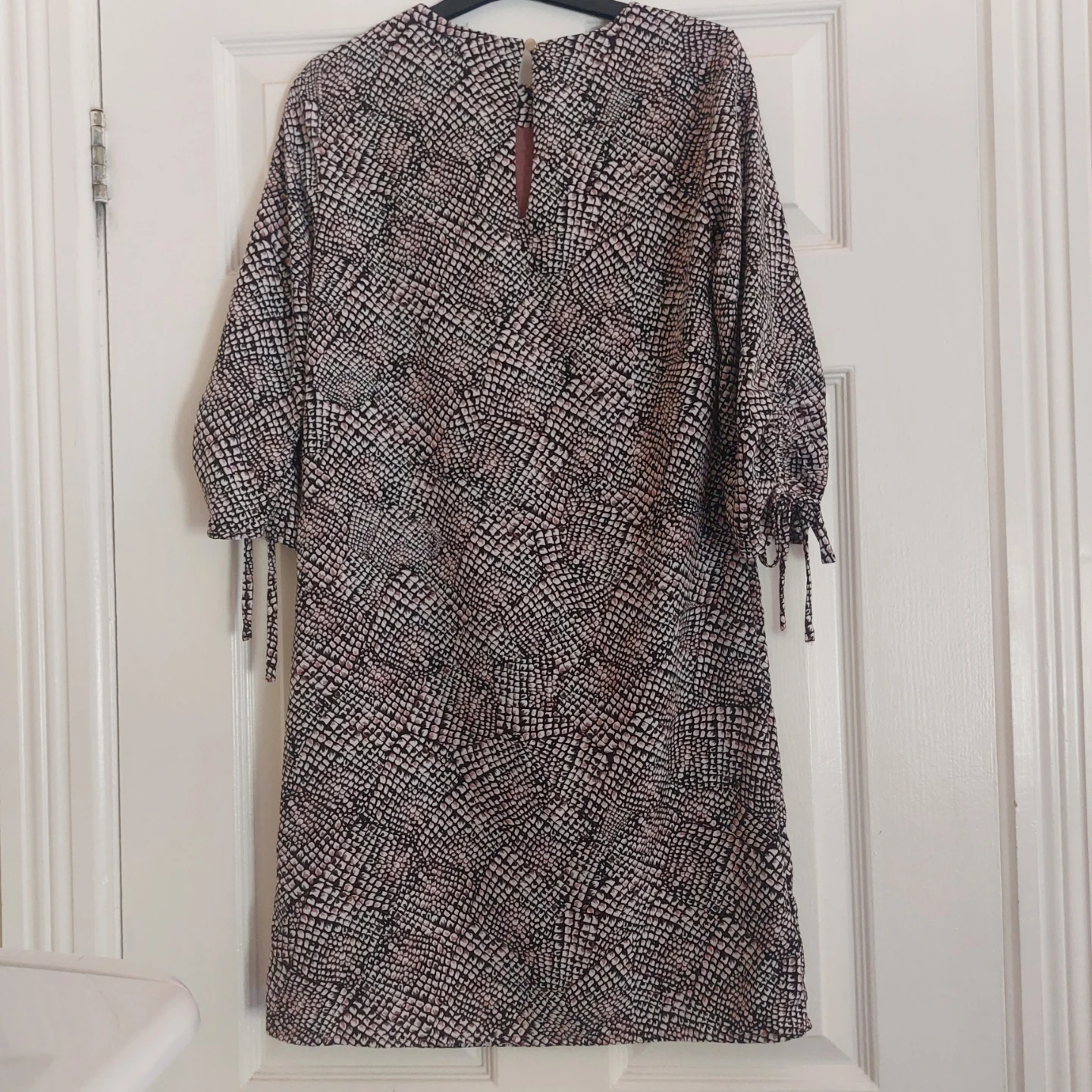H&M office / semi formal snake print dress size 2 - photo 2