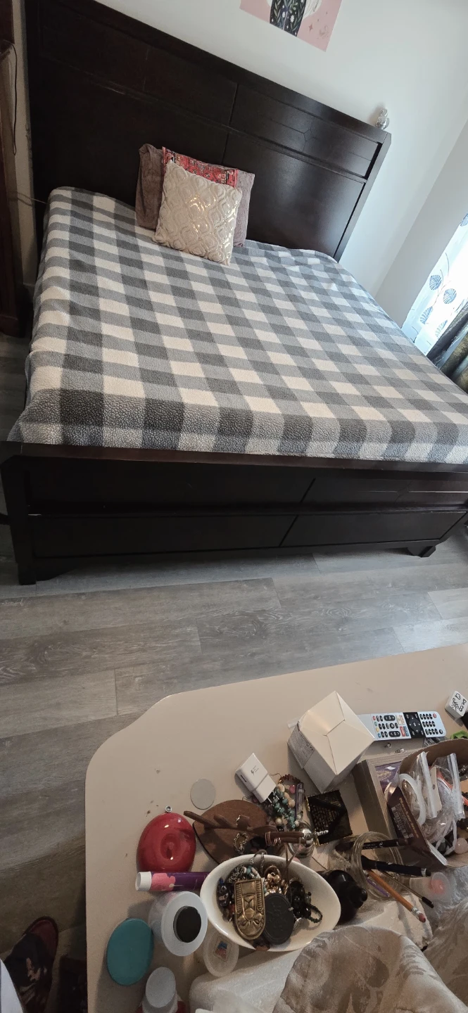 King Size Bed Frame with Mattress - photo 5