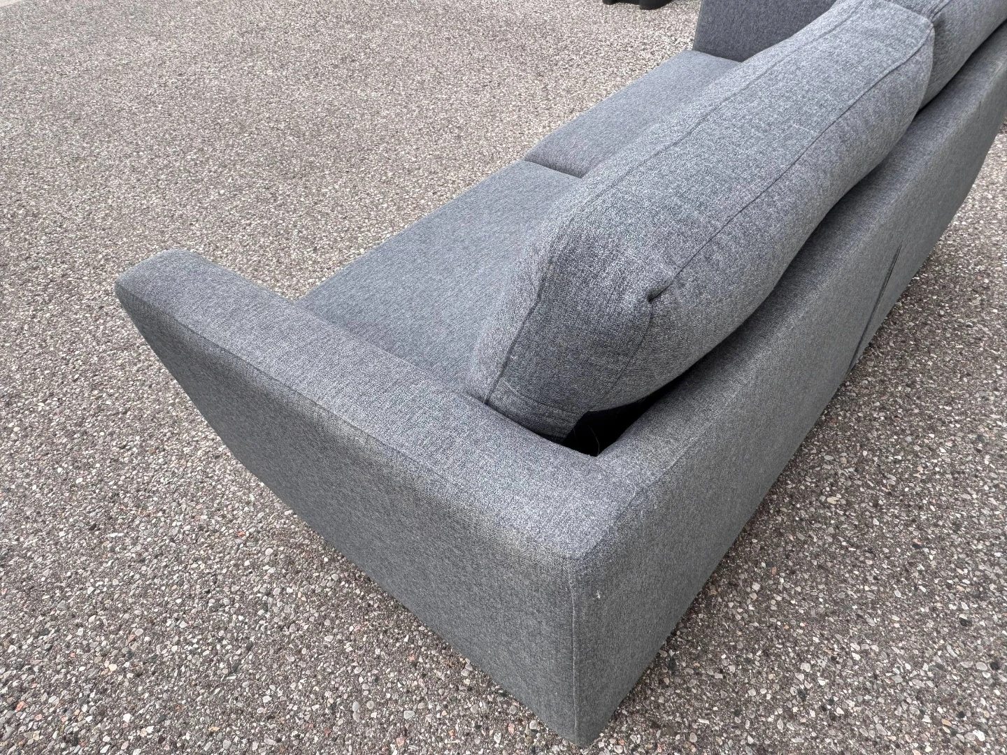 Grey Two-Seater Sofa - photo 4