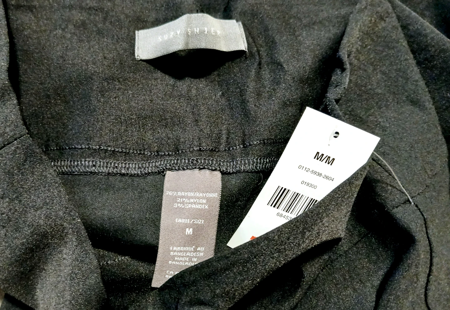 Women Medium New With Tag Suzy Shier Black Pants - photo 3