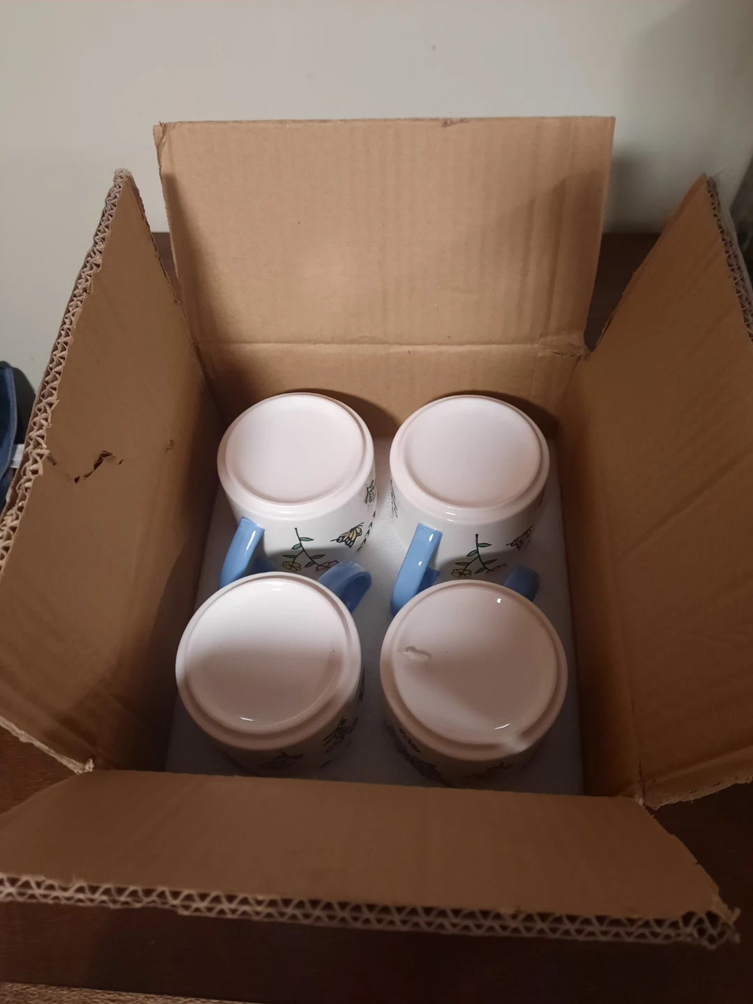 Blue Ceramic Mugs Set of 4 - photo 3