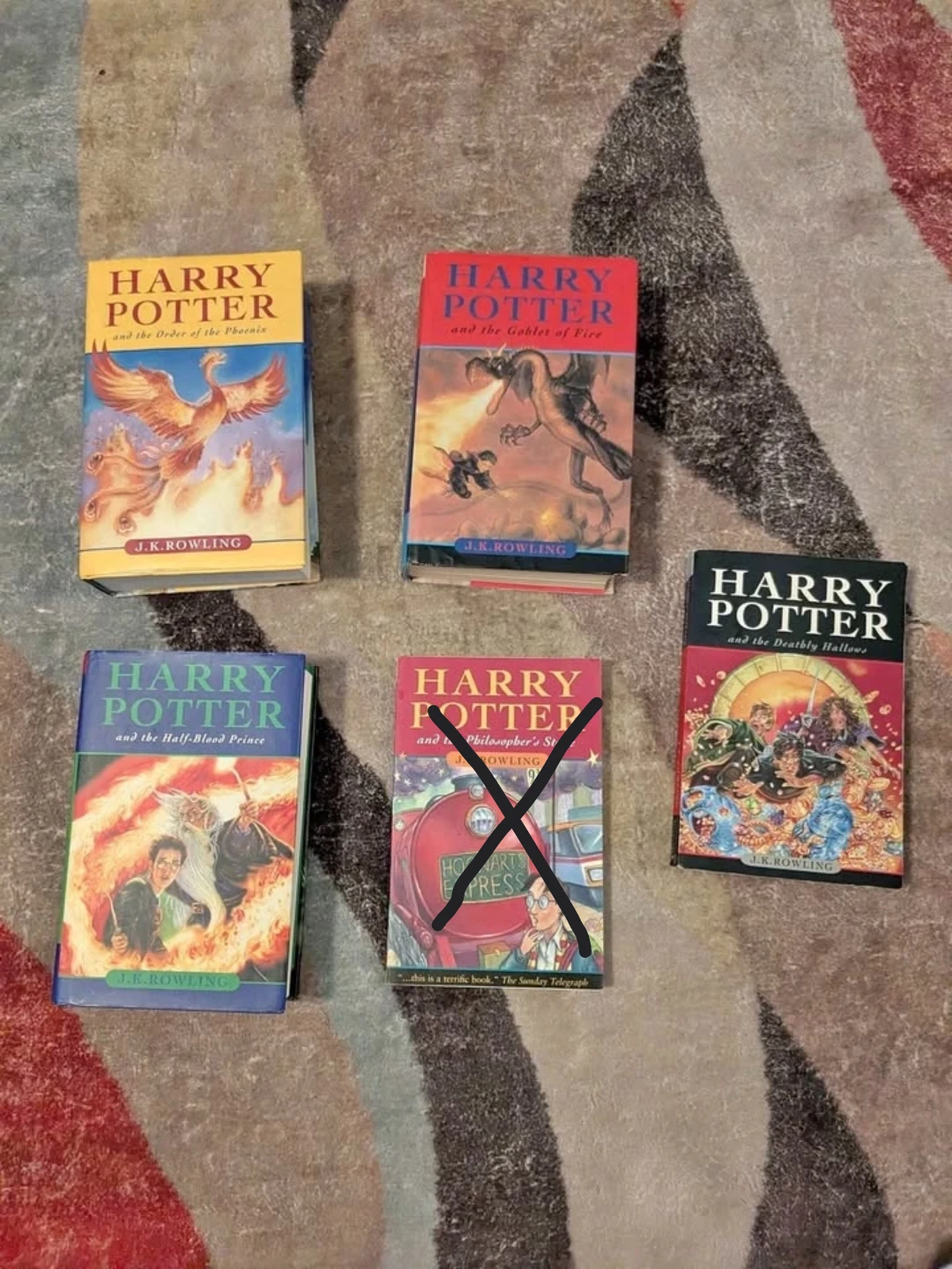 Harry Potter Books 4-7