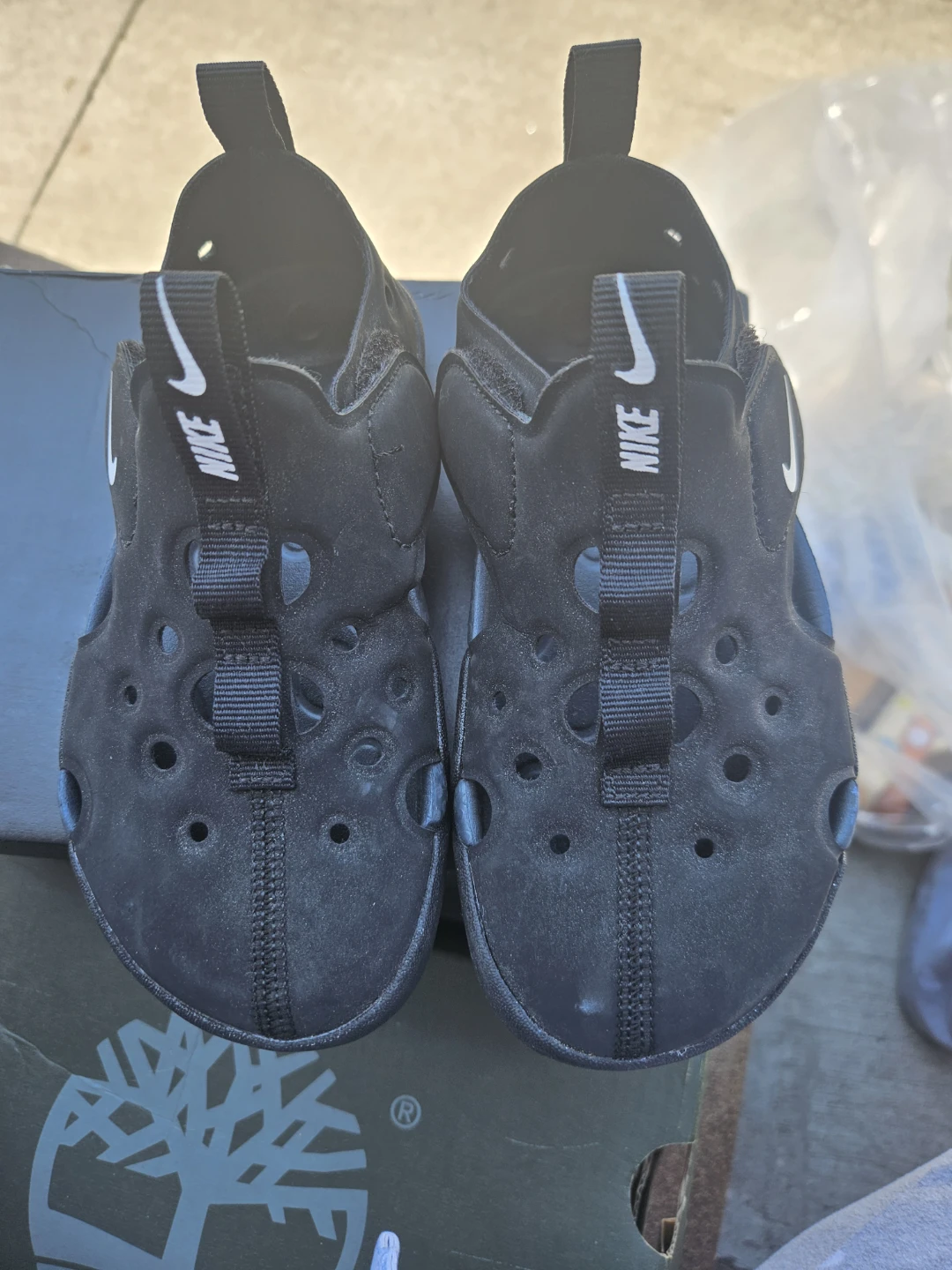 Nike Children's Black Water Shoes. Size 11 C