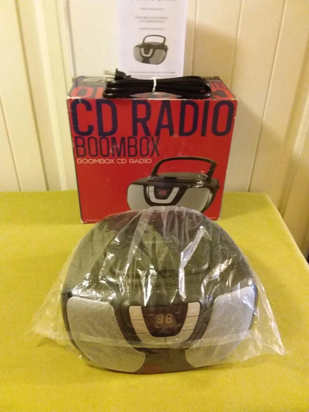 📀 📻 🔊🎶 🆕 Proscan CD Radio Boombox 📀 📻 🔊 🎶 🆕