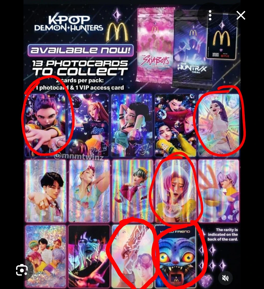 McDonald's K-pop Demon Hunters (Looking to trade!) - photo 2