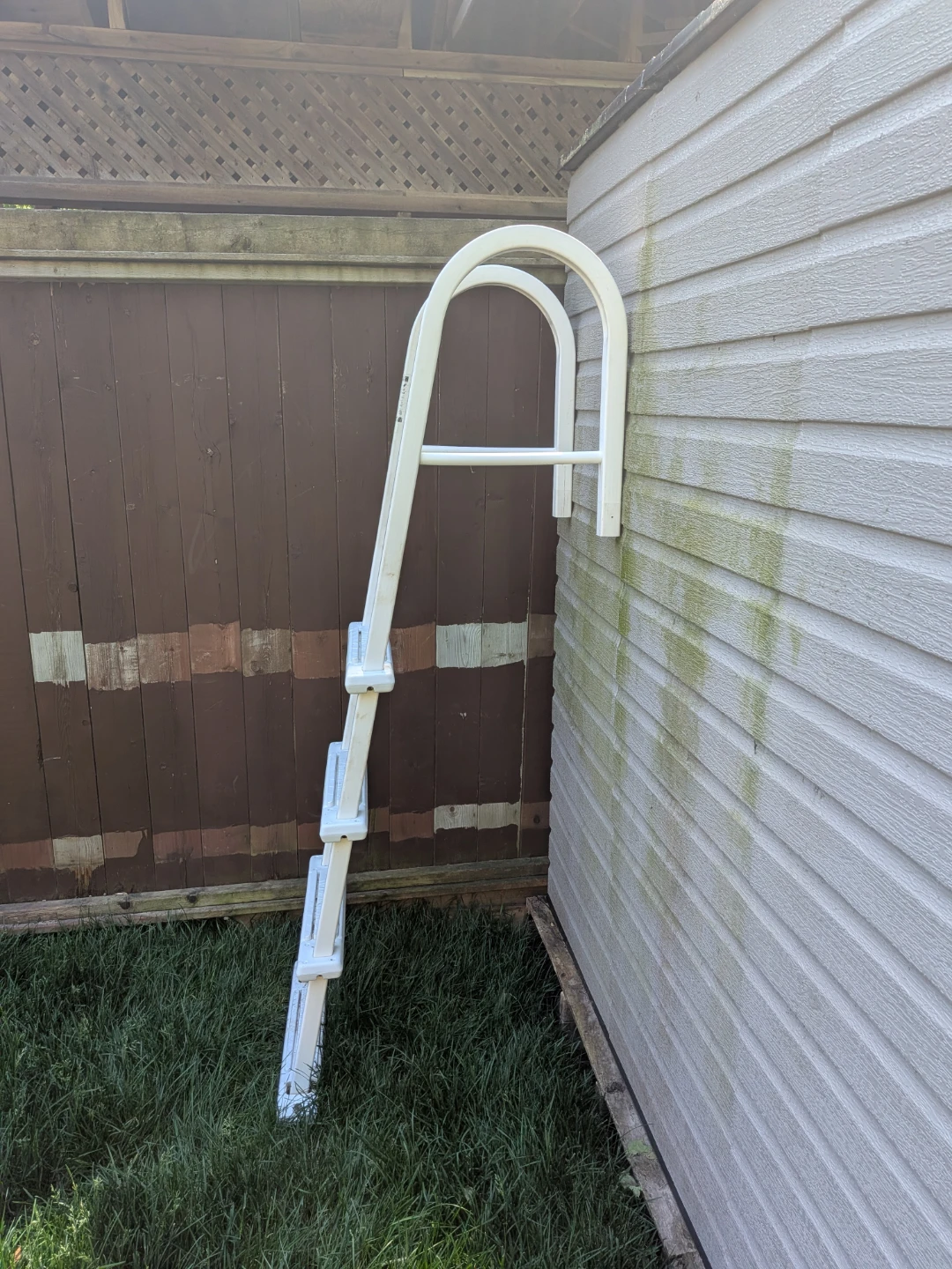 Pool Ladder Deck Access Fits a 4 1/5" Deep pool