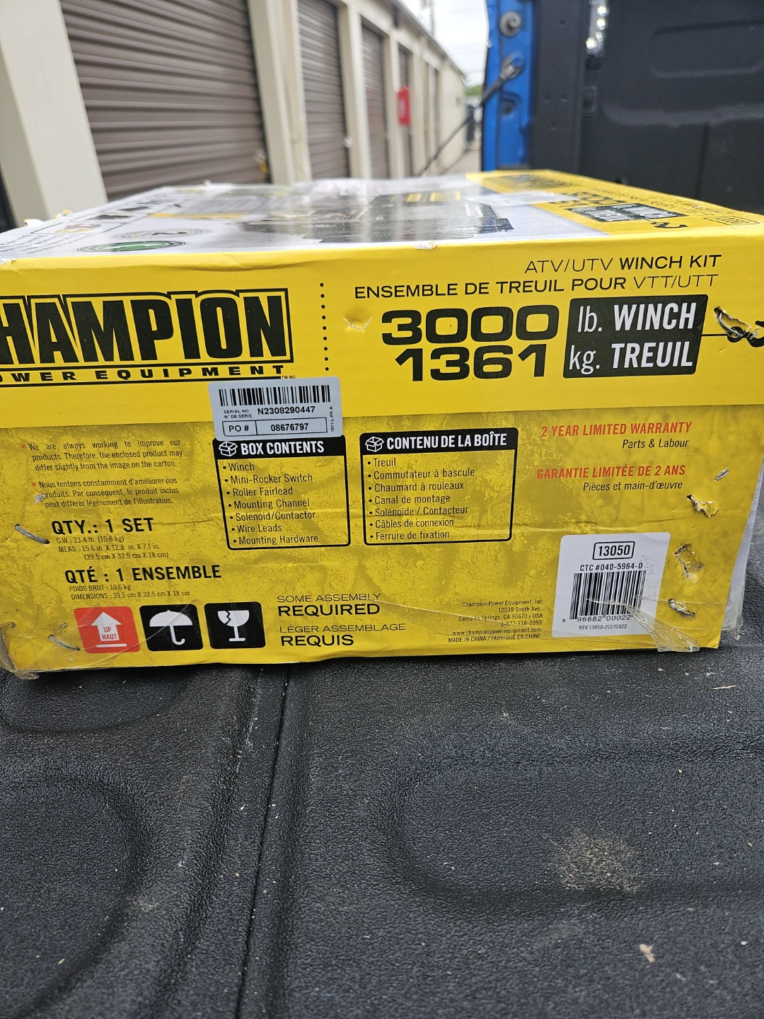 Champion 3000 lb. ATV/UTV Winch Kit - photo 3