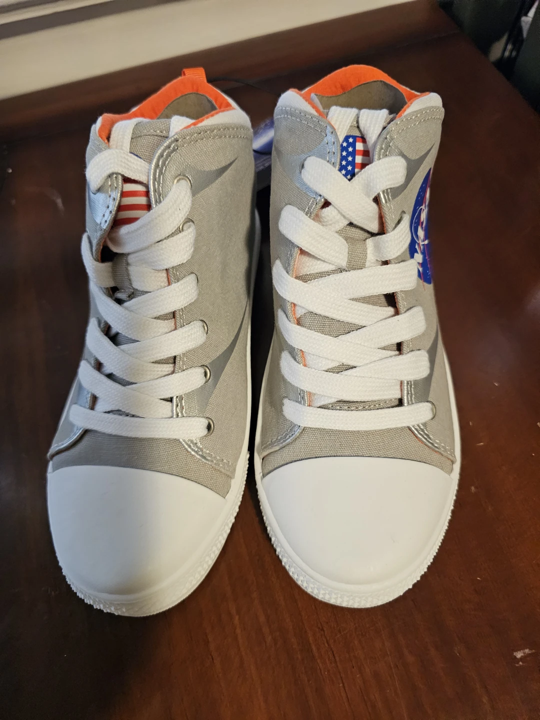 NASA Space Canvas High-Top Sneakers