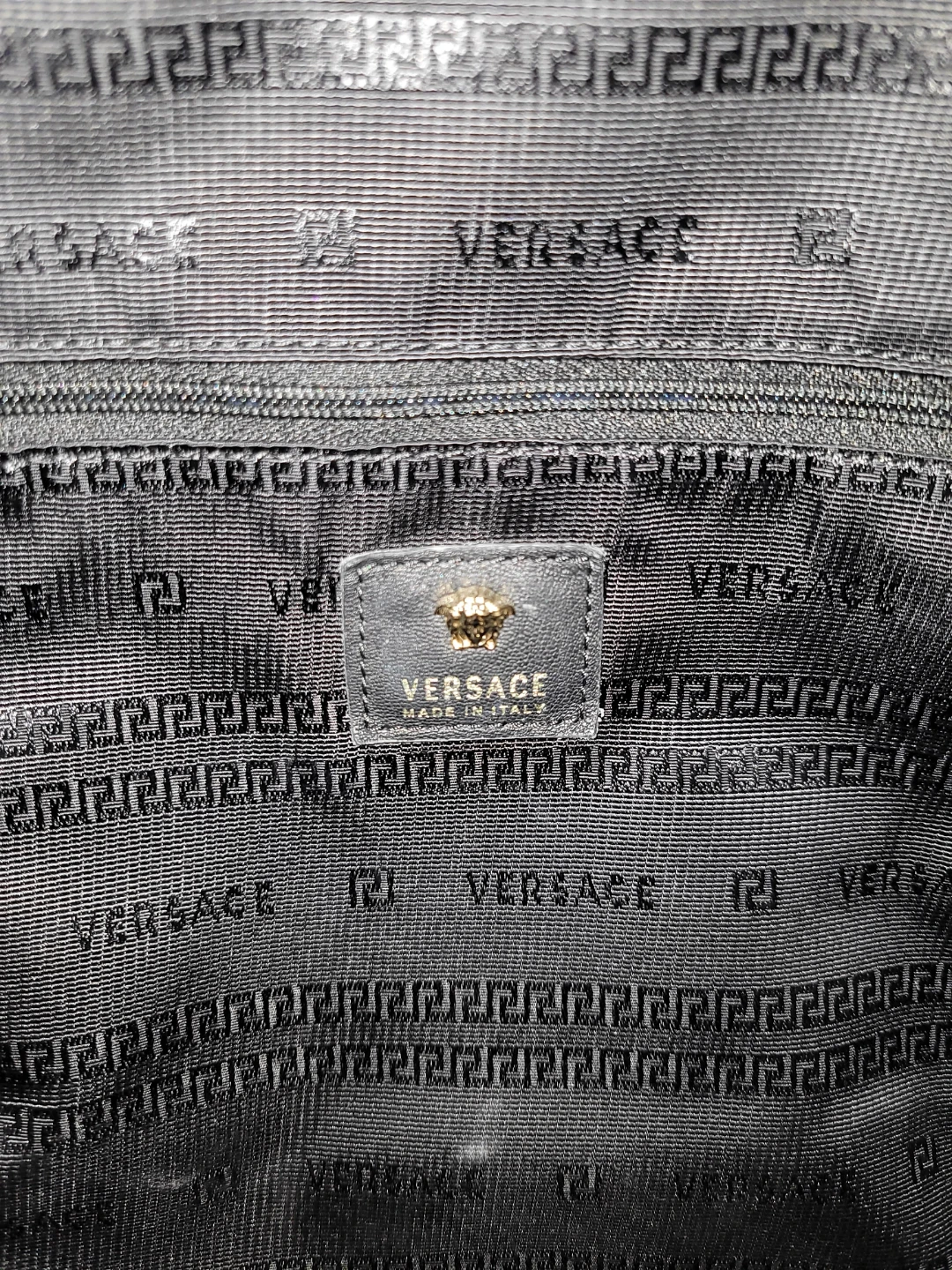 Versace Studded Black Backpack - photo 5