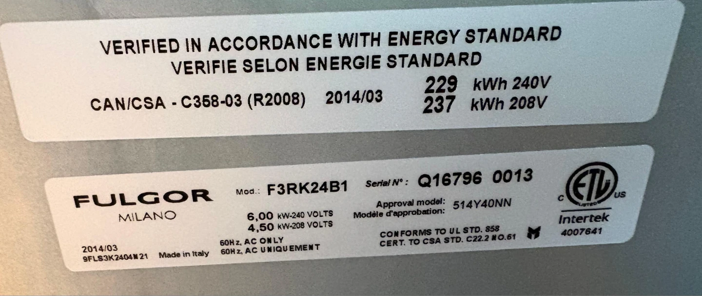 Fulgor Milano Electric Cooktop - Damaged - photo 5