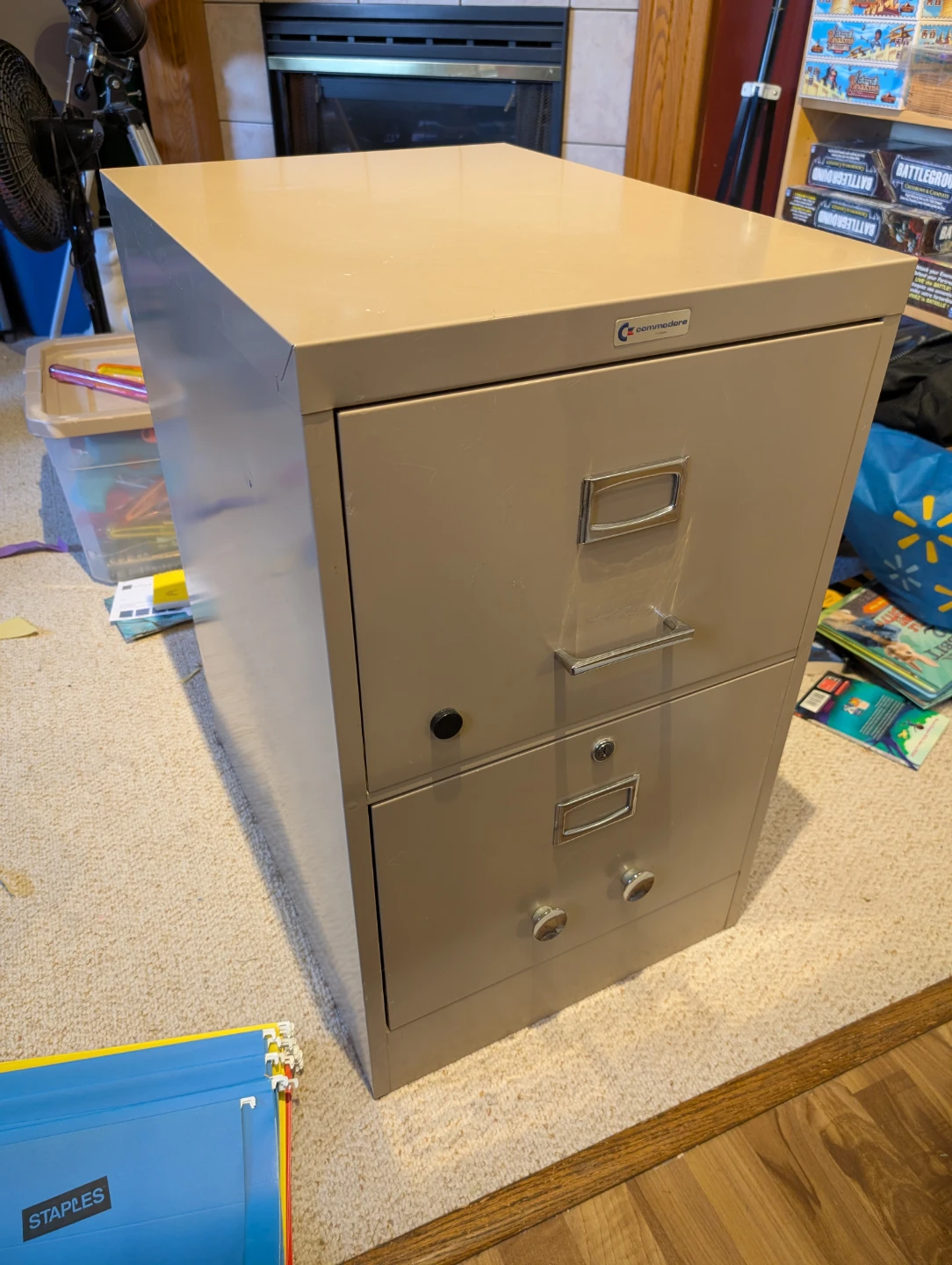Commodore 2 Drawer Metal Filing Cabinet