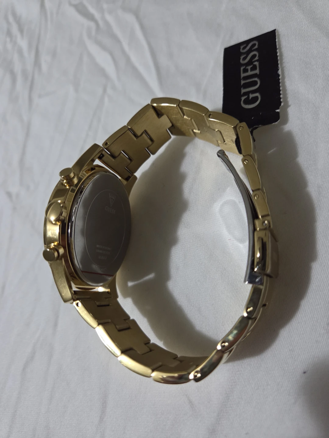 Gold and Black Guess Chronograph Watch - photo 5