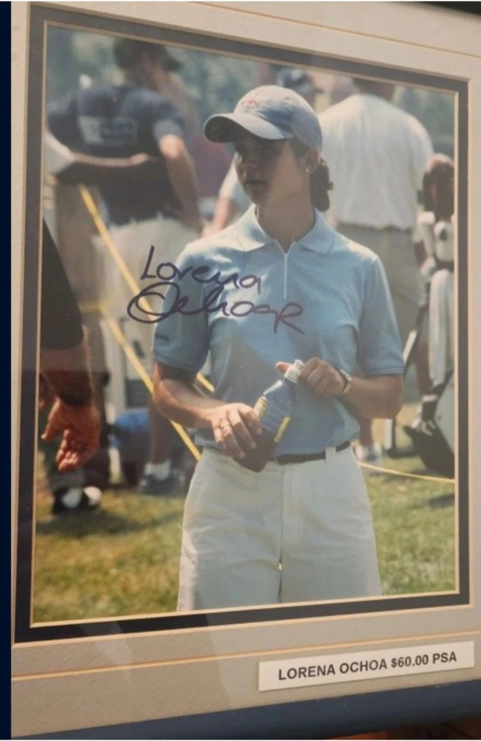 Signed Lorena Ochoa Autographed Photo Display with PSA/DNA