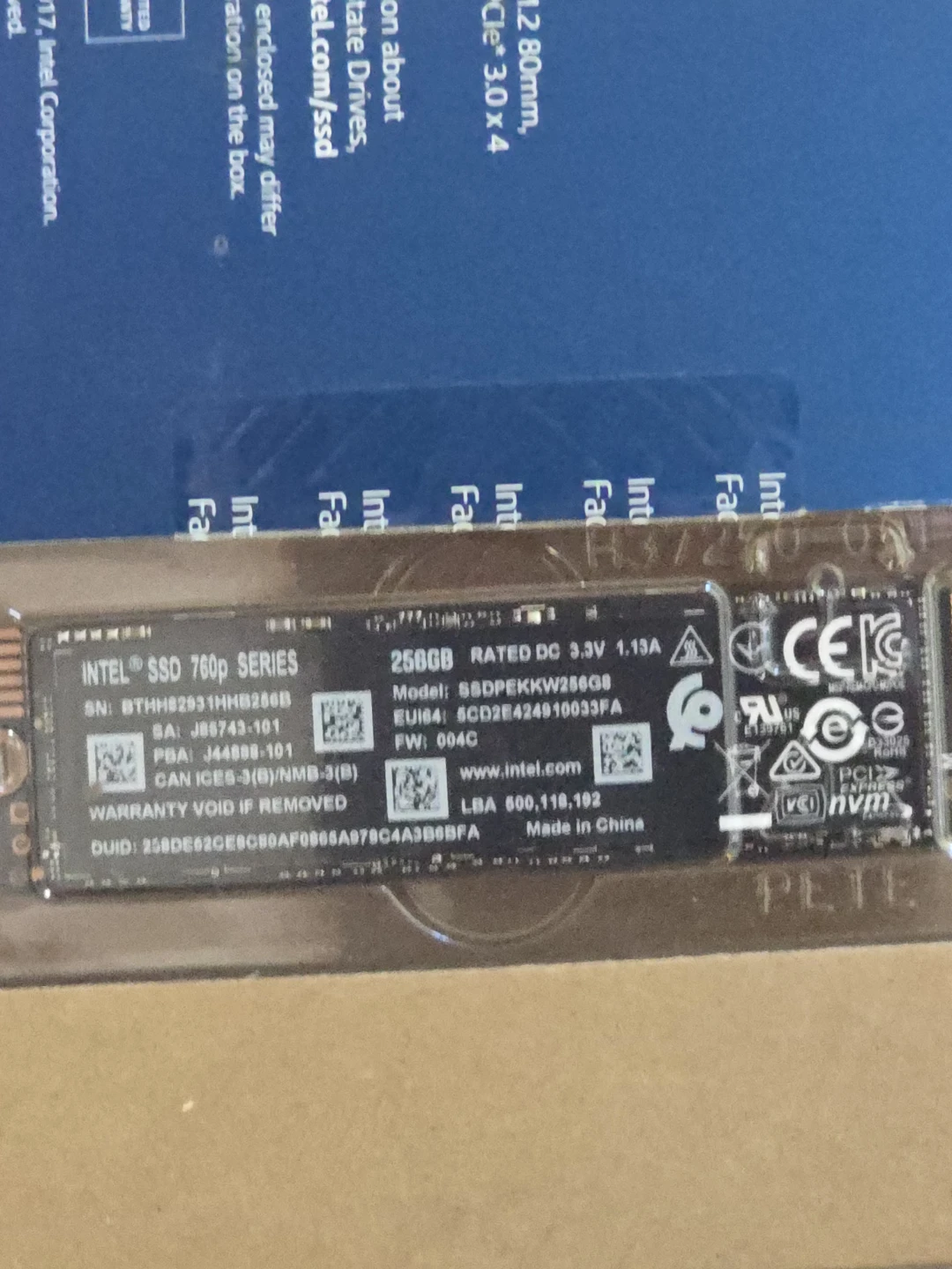 Intel SSDs