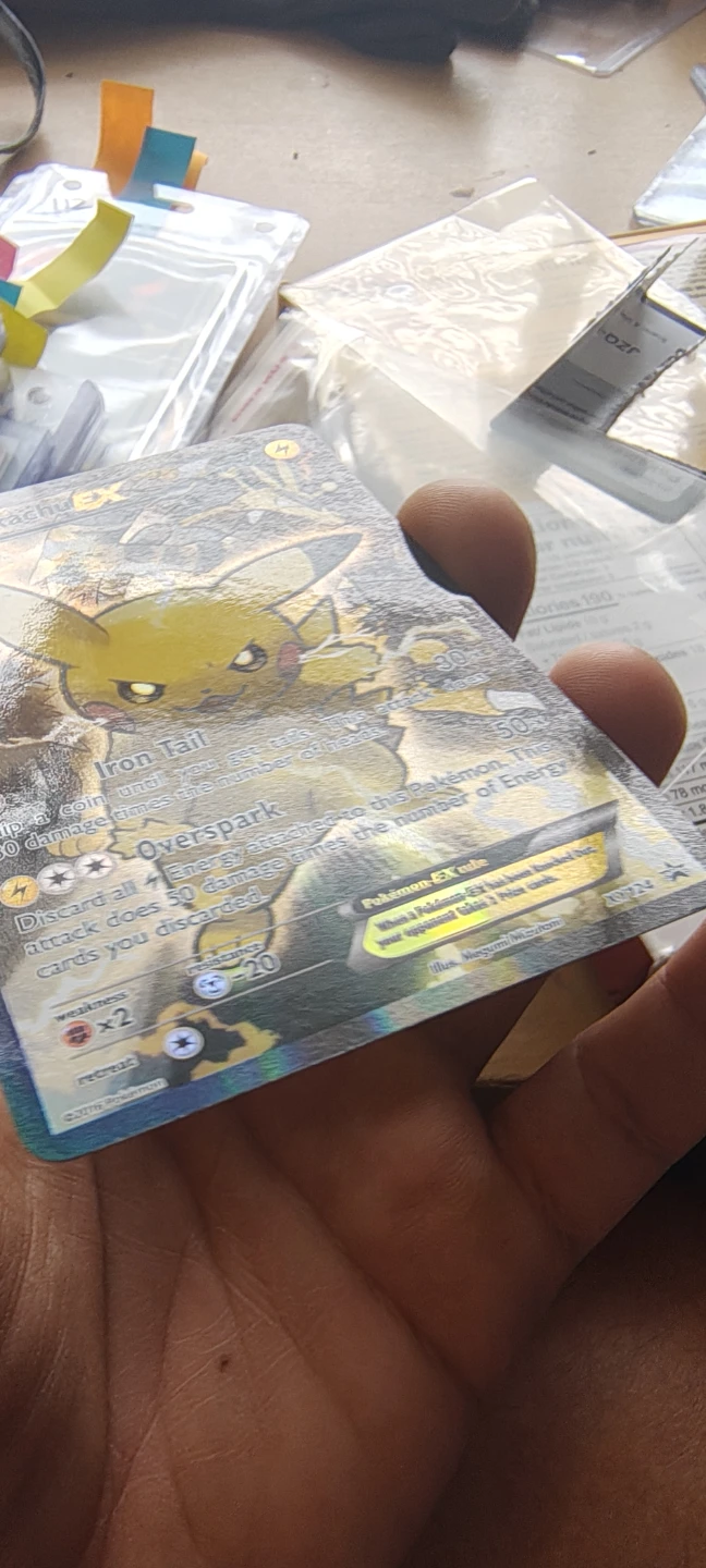Pokémon Pikachu EX Card - photo 3