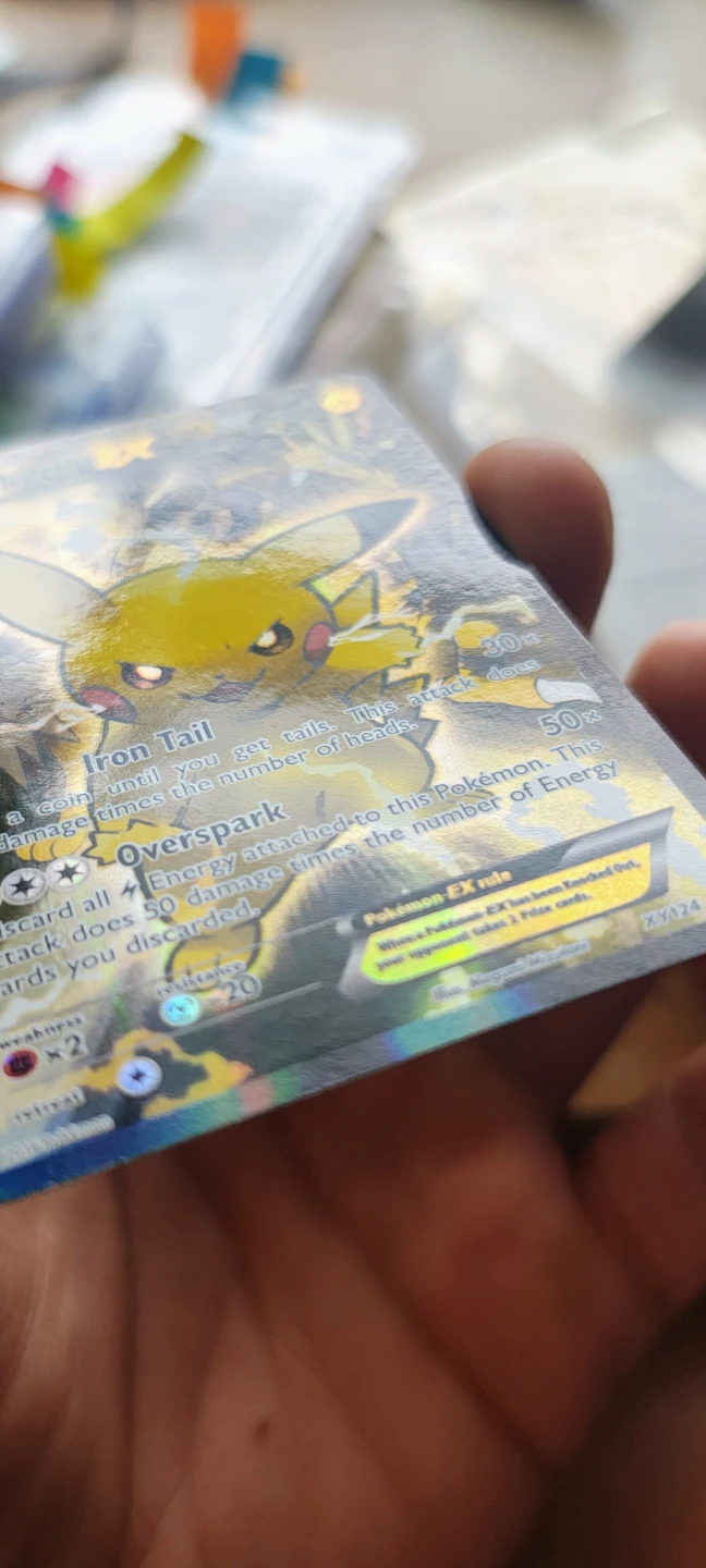 Pokémon Pikachu EX Card - photo 4