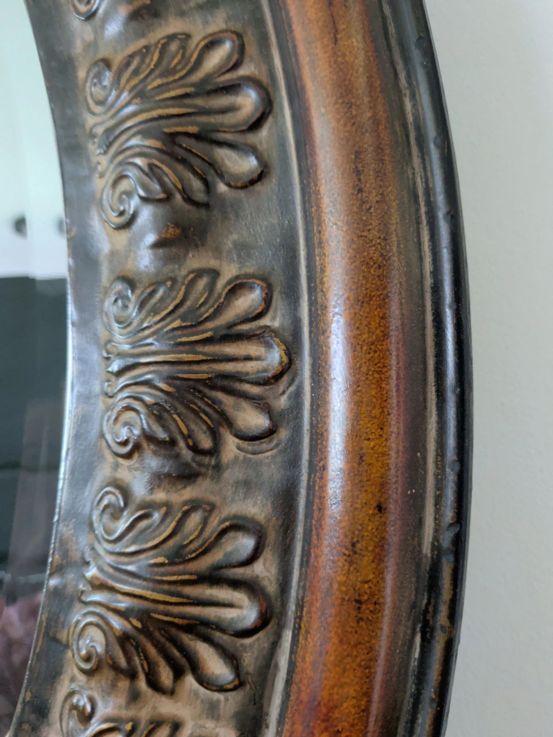 Round Decorative Wall Mirror - photo 2