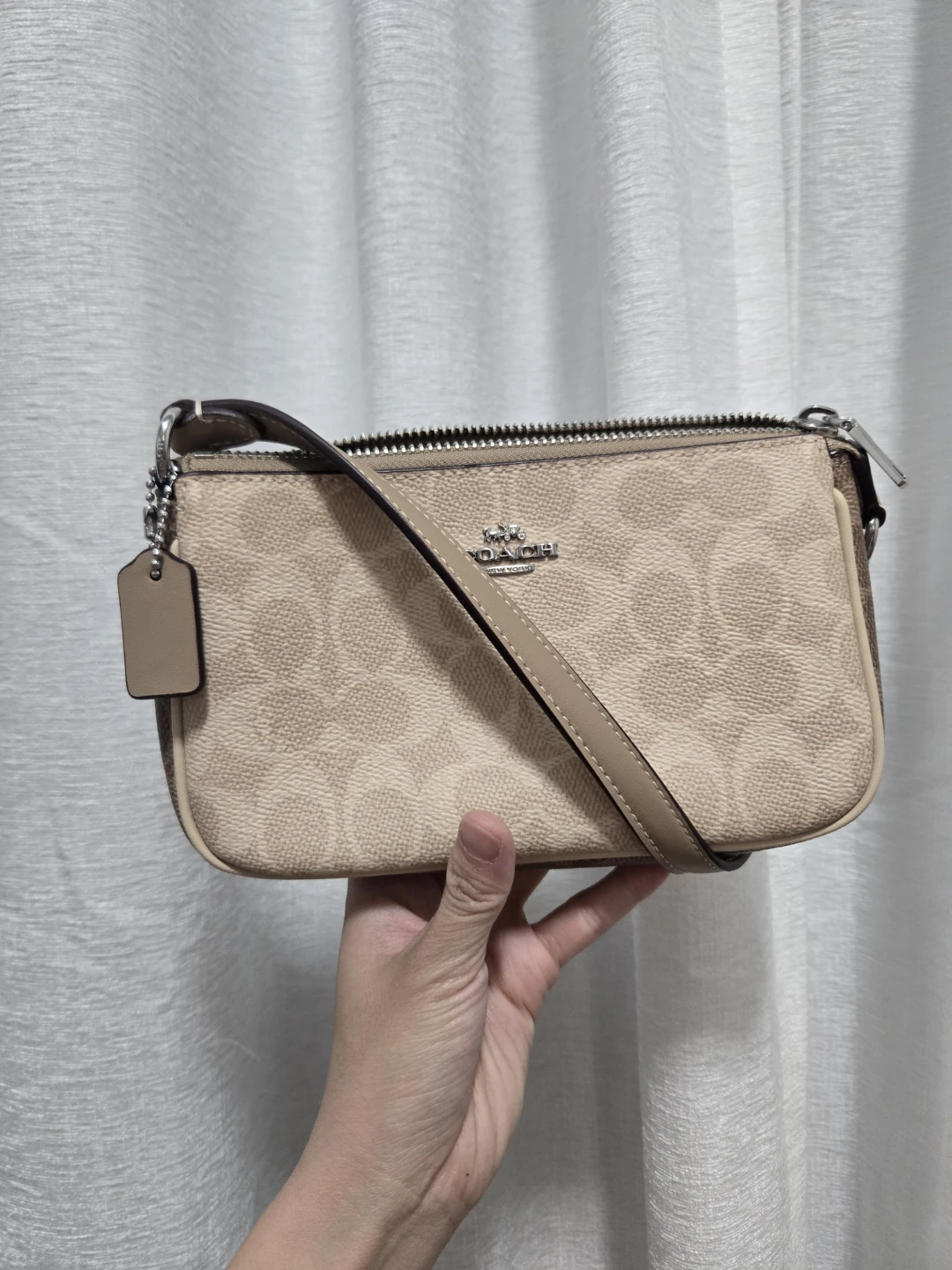 New Coach Monogram Wristlet/Clutch Bag