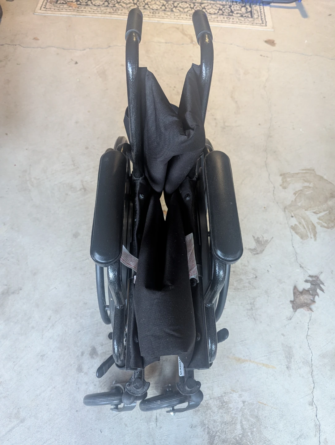 Black Folding Wheelchair