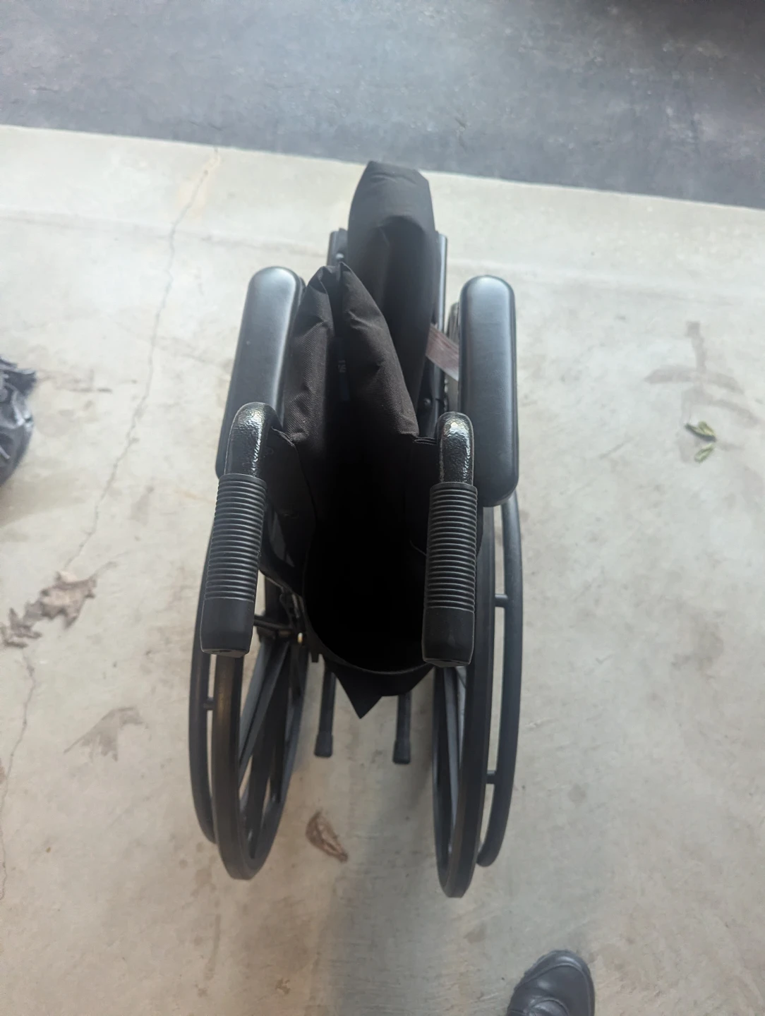 Black Folding Wheelchair - photo 2