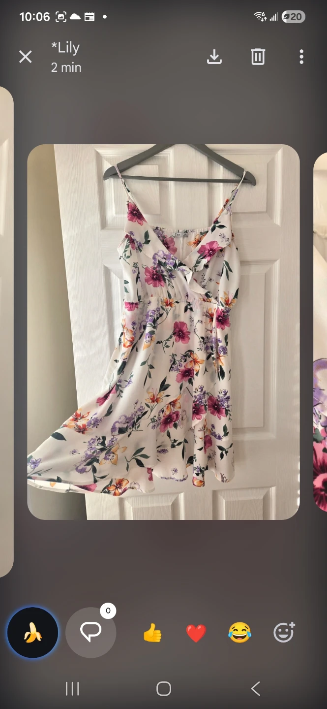 Dex Floral Print Spaghetti Strap Dress