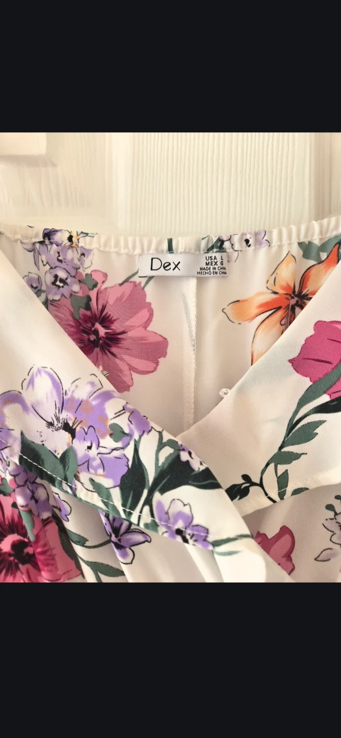 Dex Floral Print Spaghetti Strap Dress - photo 4