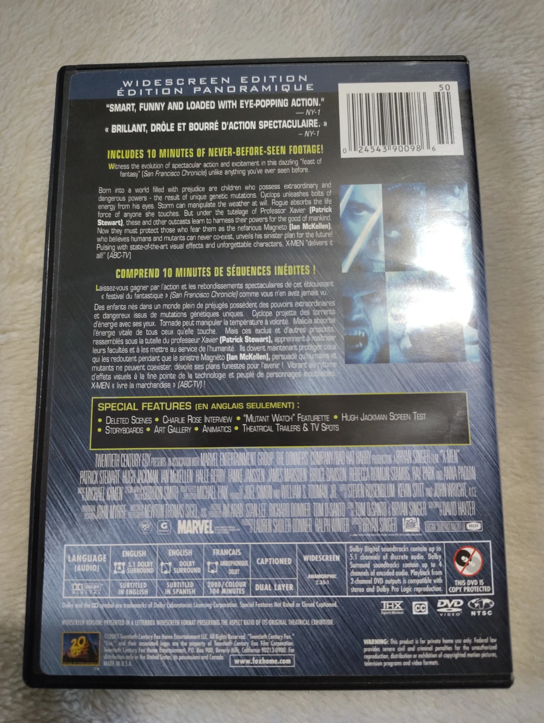 X-Men DVD Widescreen Edition - photo 2