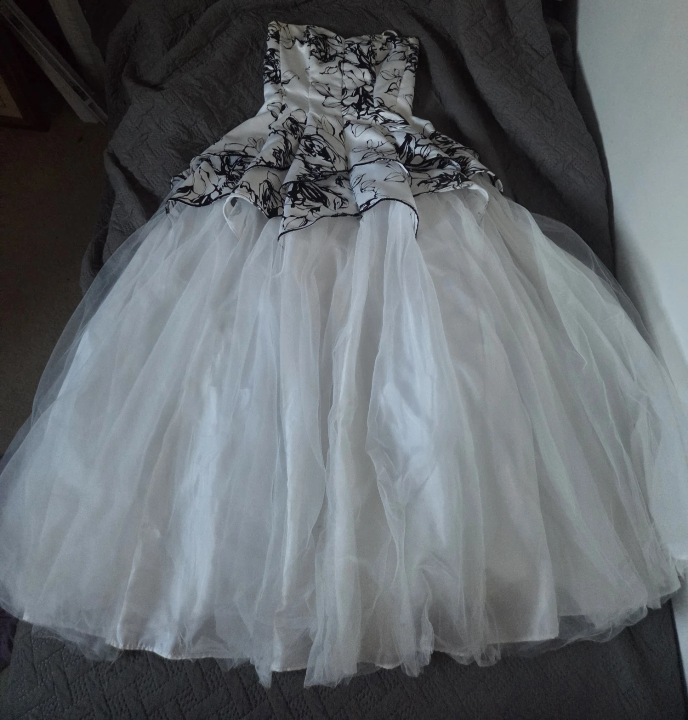Deb Strapless Floral Dress - Size 5/6