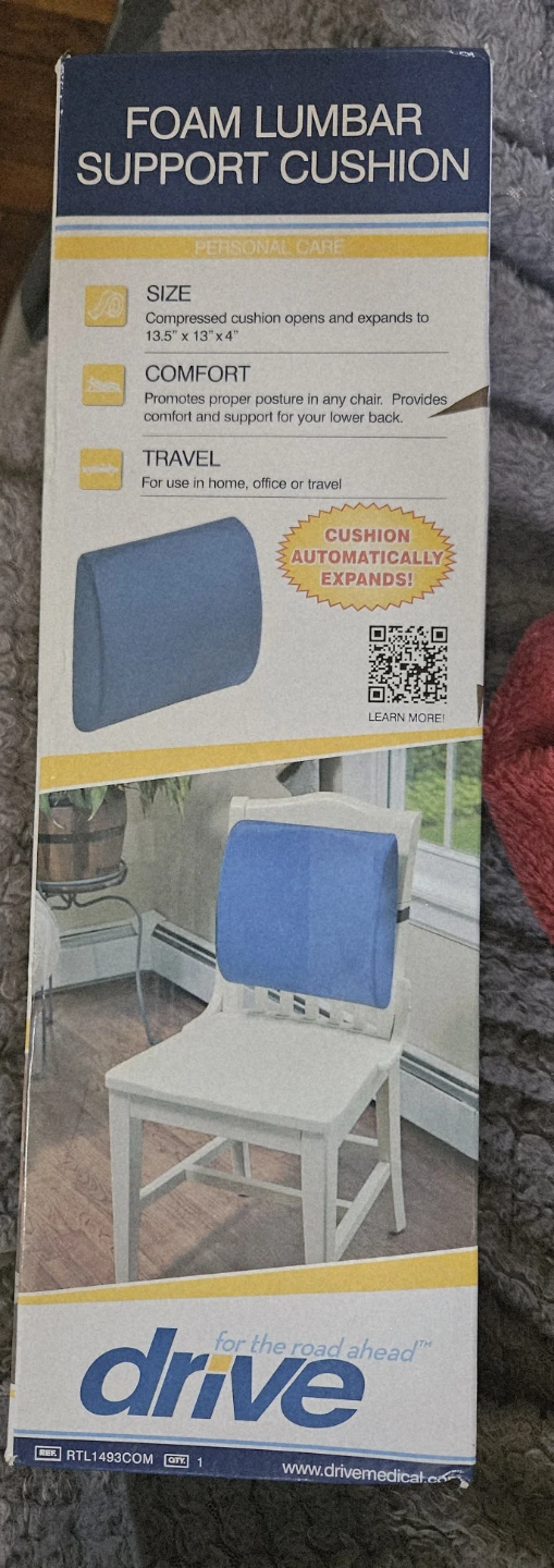 Drive Foam Lumbar Support Cushion
