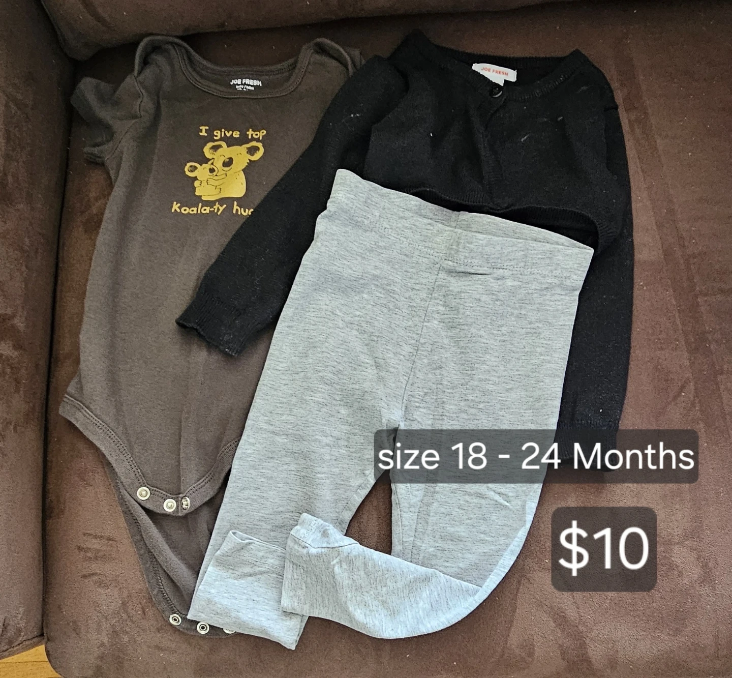 Joe Fresh Baby Clothes Set - 18-24 Months