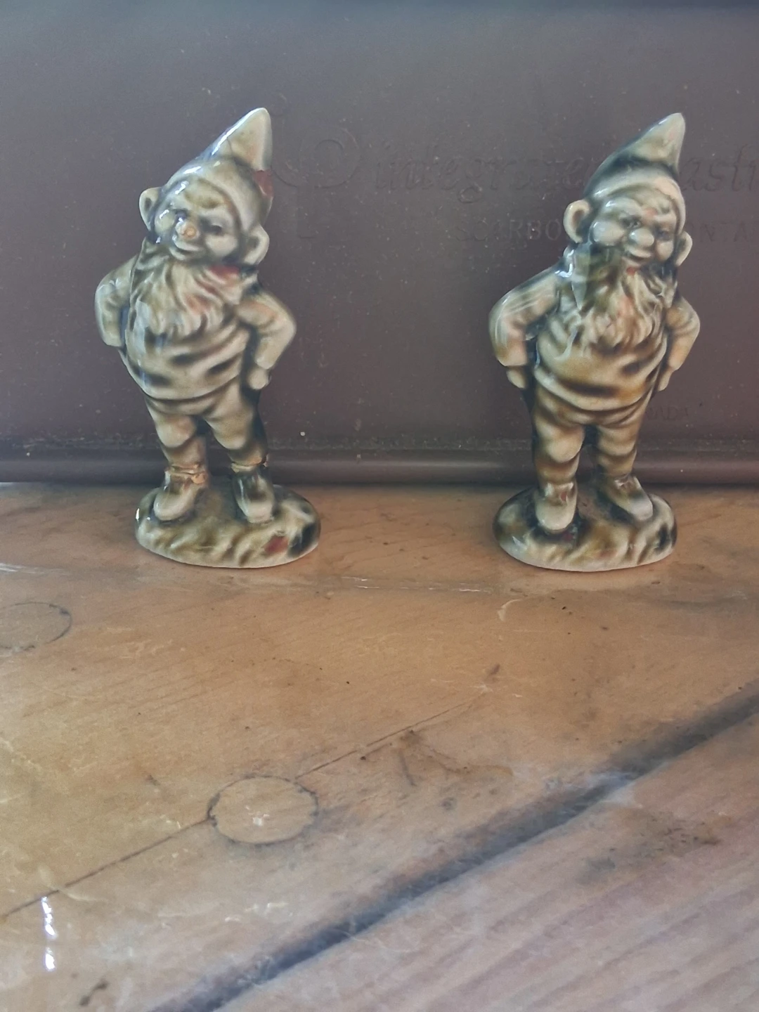 Two Ceramic Garden Gnomes - photo 3