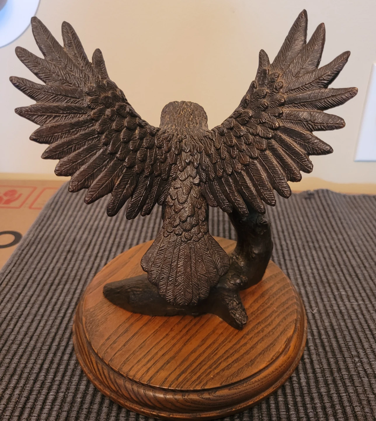 Bronze Owl Sculpture David Glazier 1991 - photo 5