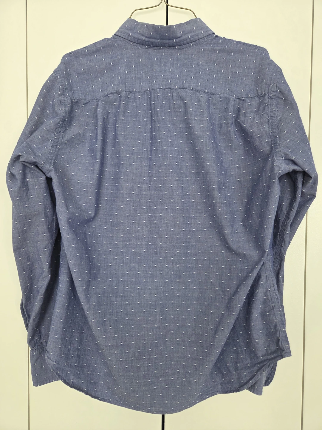 J. Crew Men's Blue Dotted Button-Down Shirt - photo 2